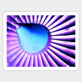 Jet engine abstract Sticker